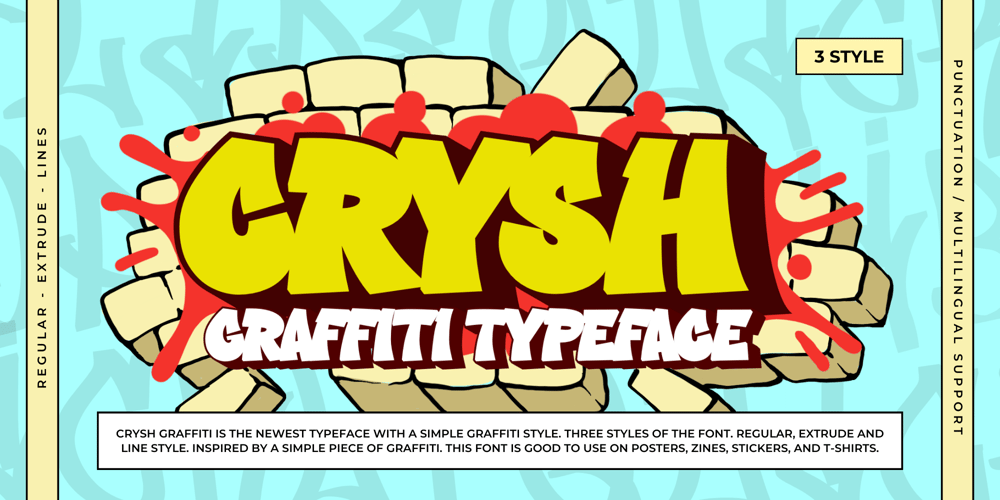 Crysh Graffiti font