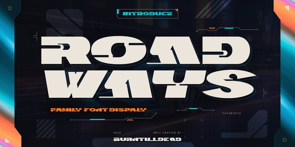 BTD Roadways font
