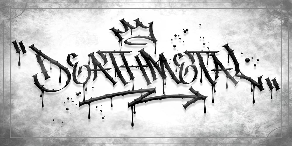 Deathmetal font
