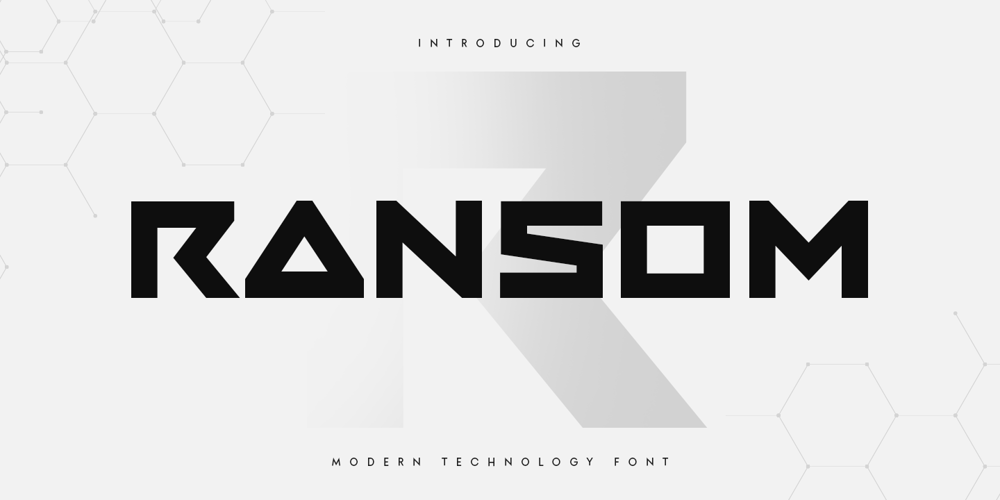 Ransom font