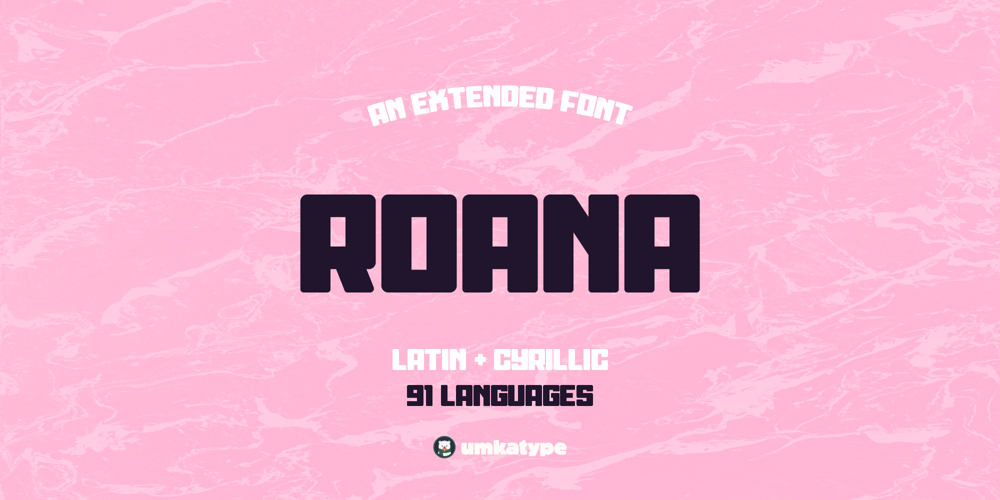 Roana font