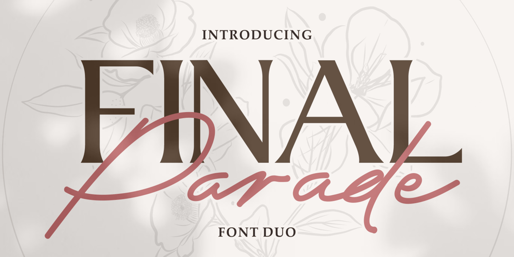 Final Parade font