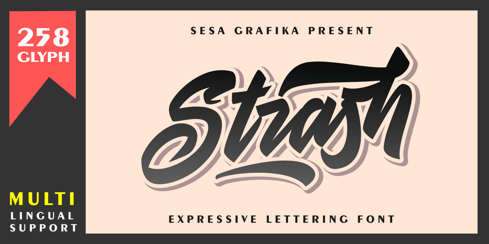 Strash font