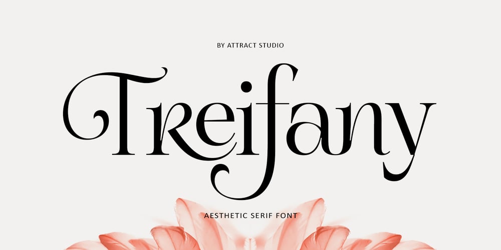 Treifany font