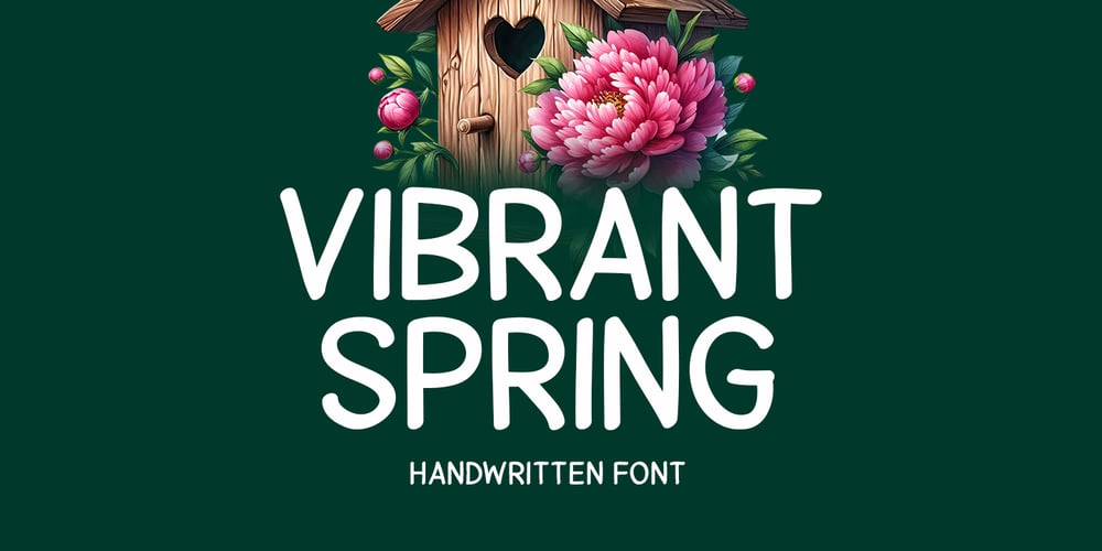 Vibrant Spring font