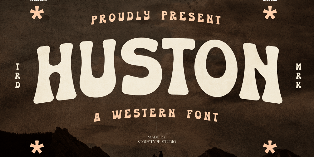 Huston font