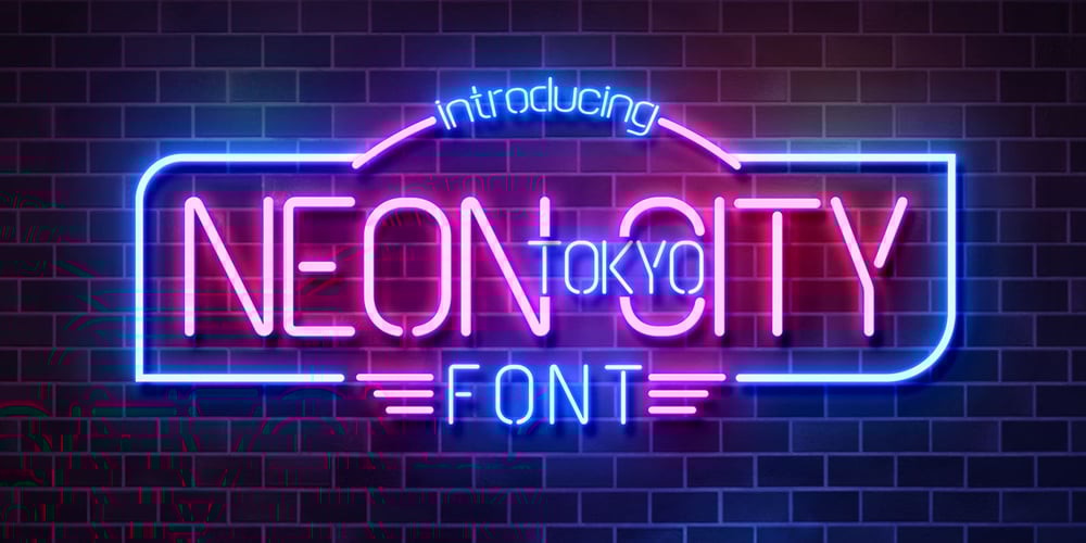 Neon Tokyo City font