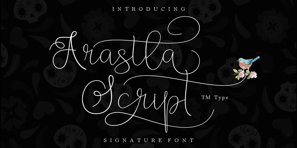 Arastla Script font