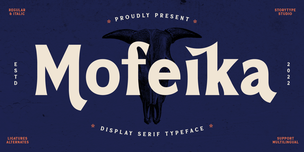 Mofeika font