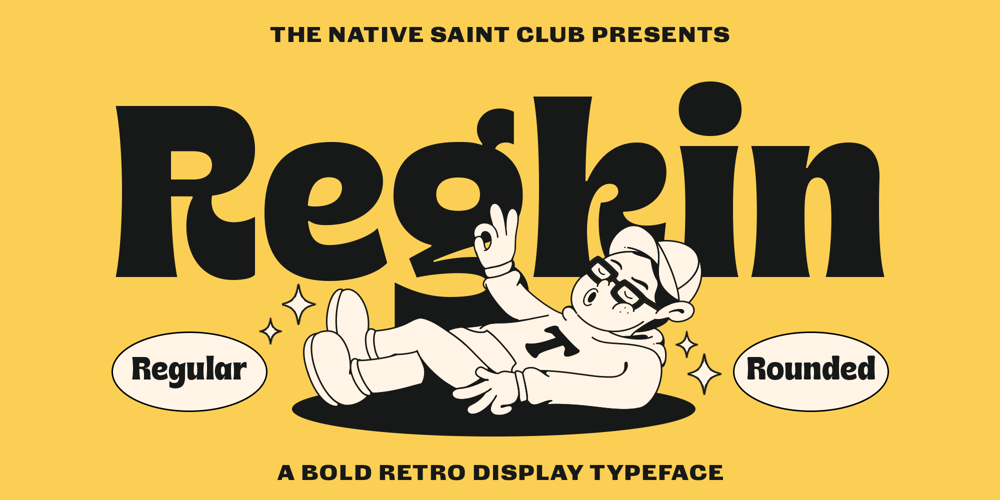 Regkin Display font