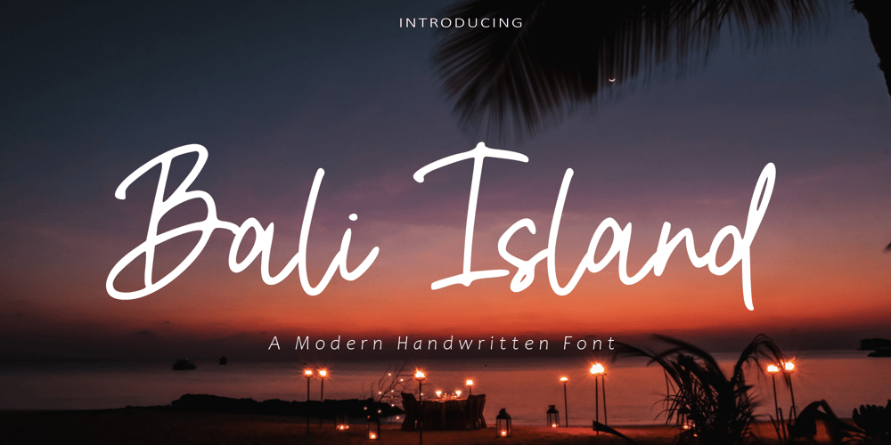 Bali Island font