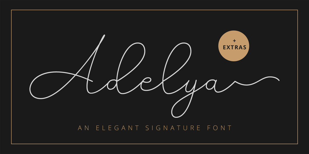 Adelya font
