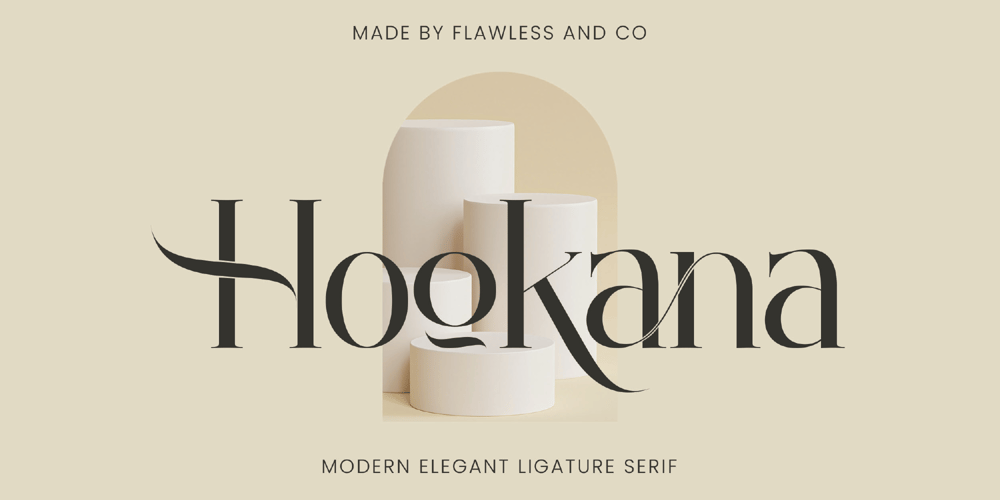 Hookana font