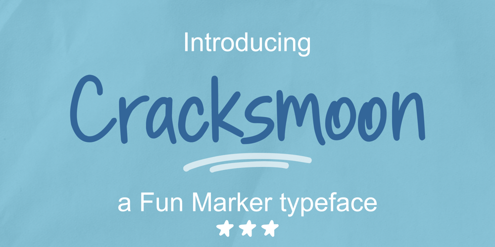 Cracksmoon font
