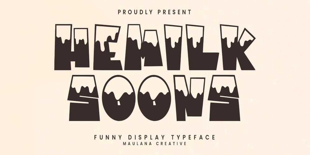 Hemilk Soons font