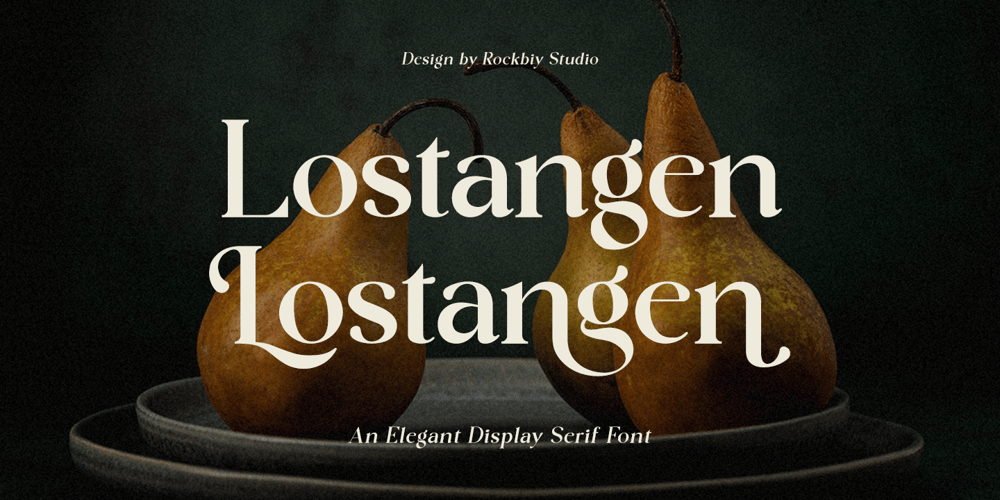 Lostangen font