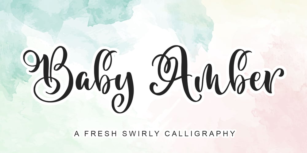 Baby Amber font