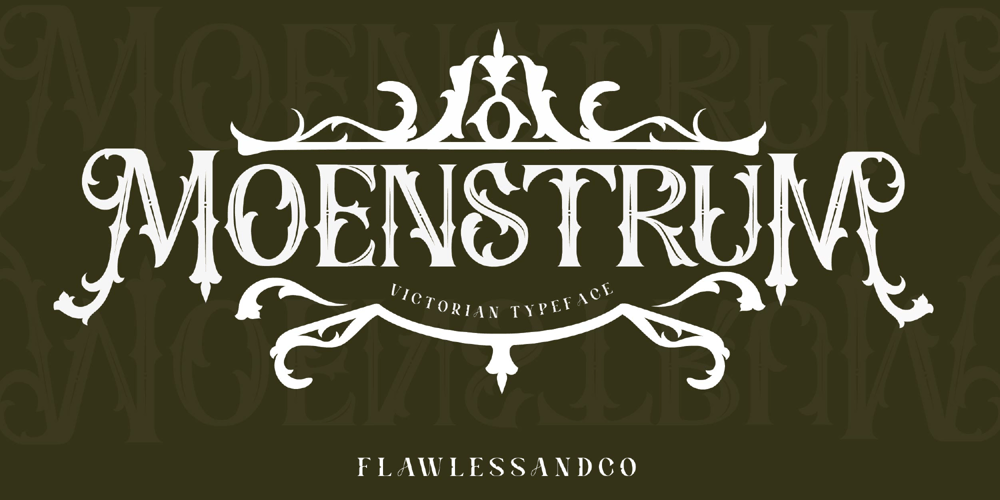 Moenstram font