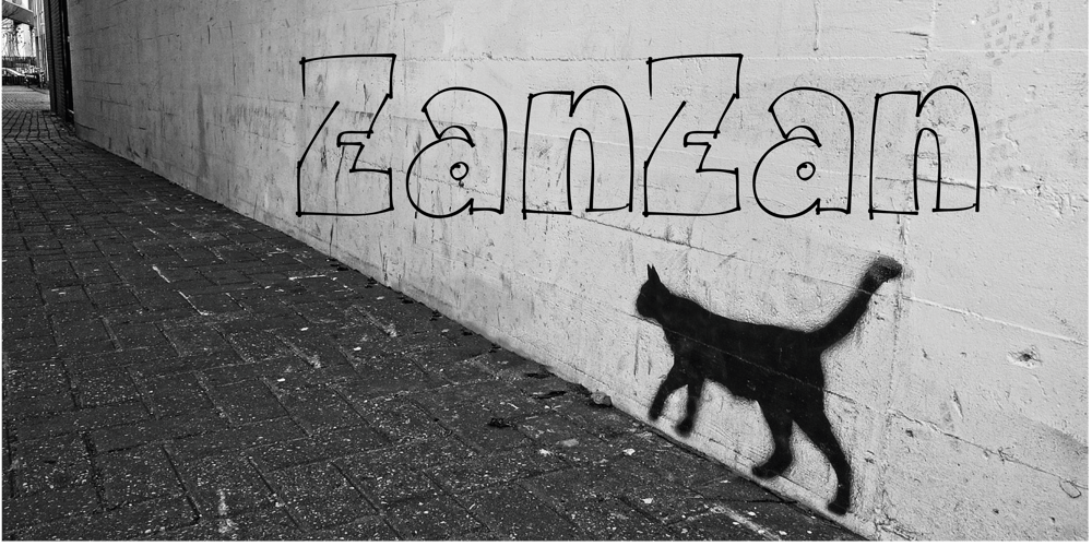 Zan Zan font
