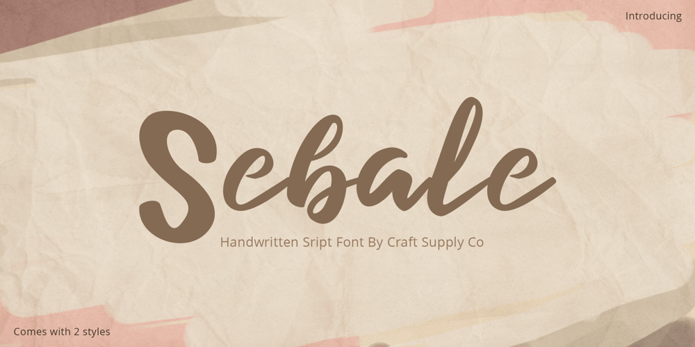Sebale font