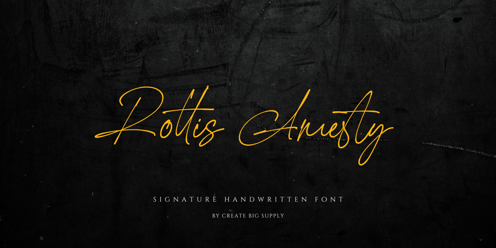 Rottis Amesty font