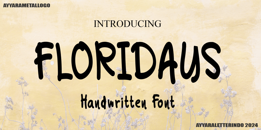 Floridays font