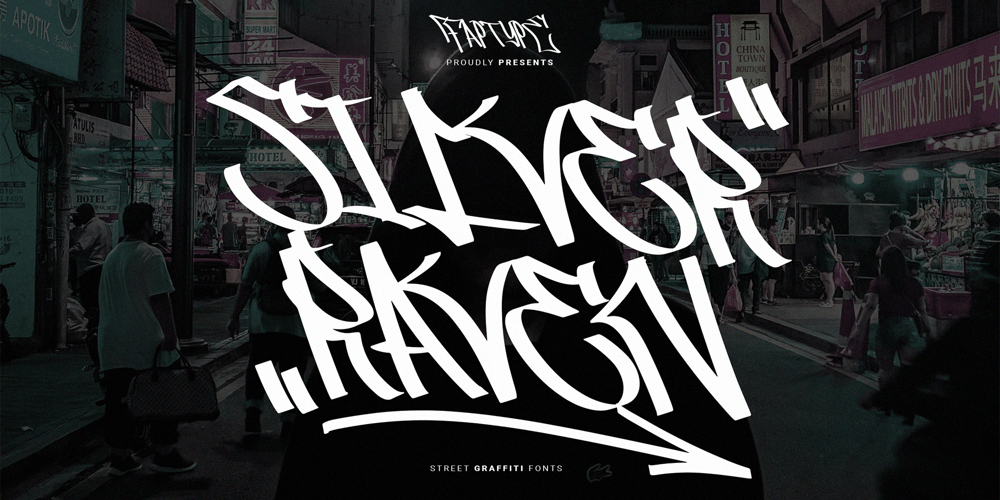 Silver Raven font