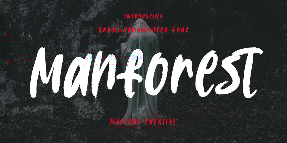 Manforest font