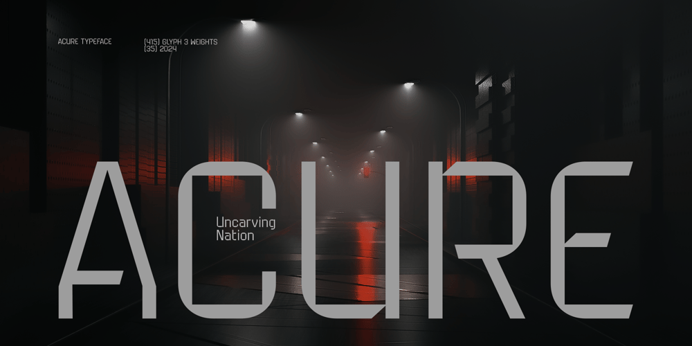 Acure font