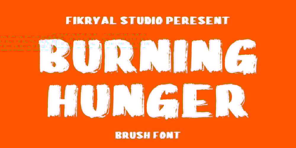 Burning Hunger font