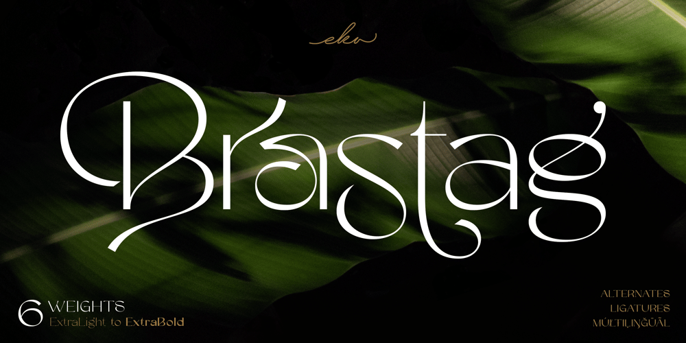 Brastag font