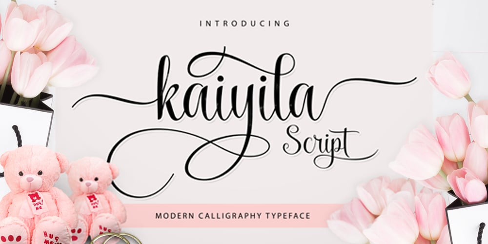 Kaiyila Script font