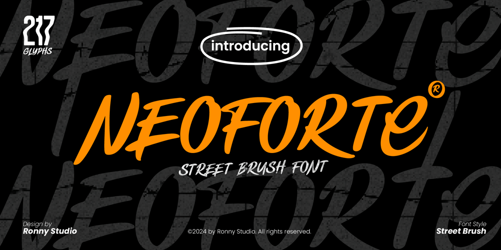 Neoforte font