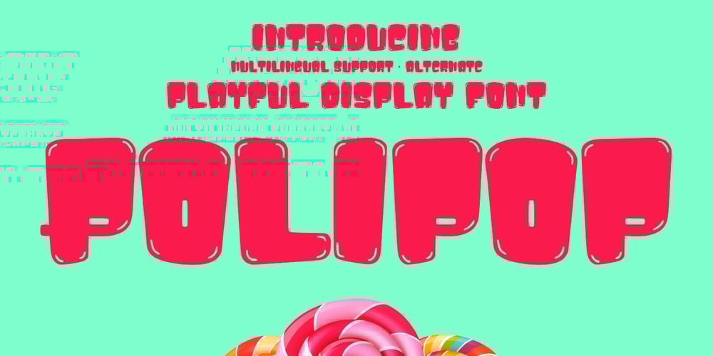 Polipop Playful Display Font font