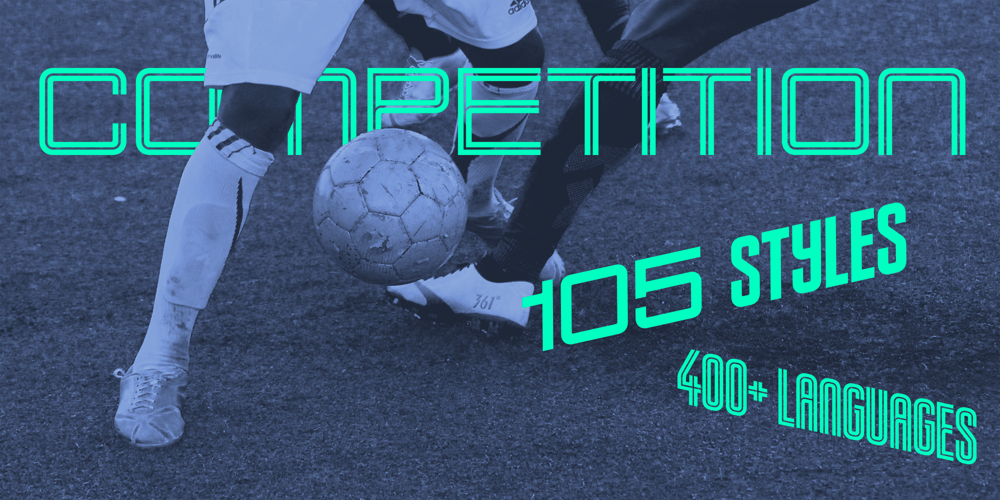 Competition font