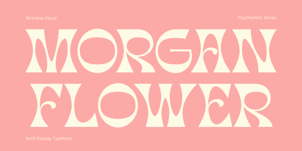 Morgan Flower Psychedelic font