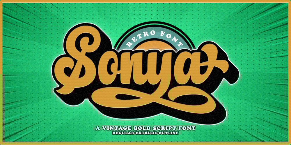 Sonya Script font