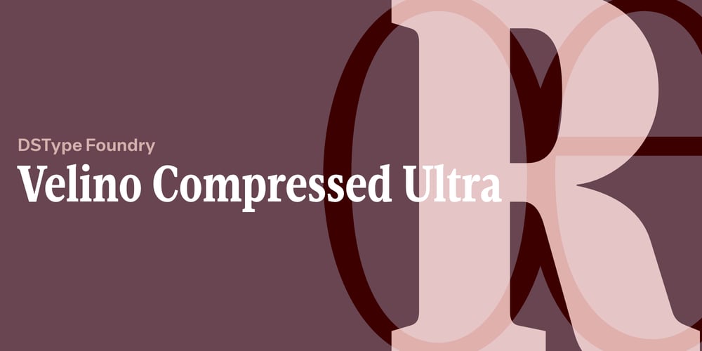 Velino Compressed Ultra font