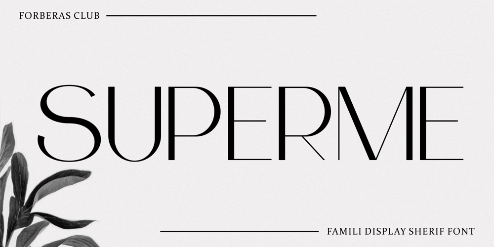 Superme font