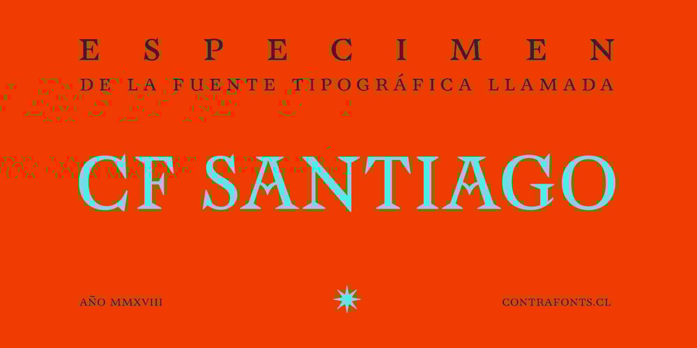CF Santiago font