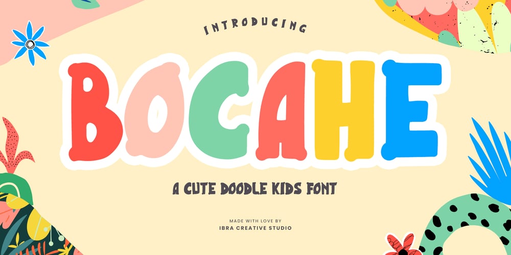 Bocahe font