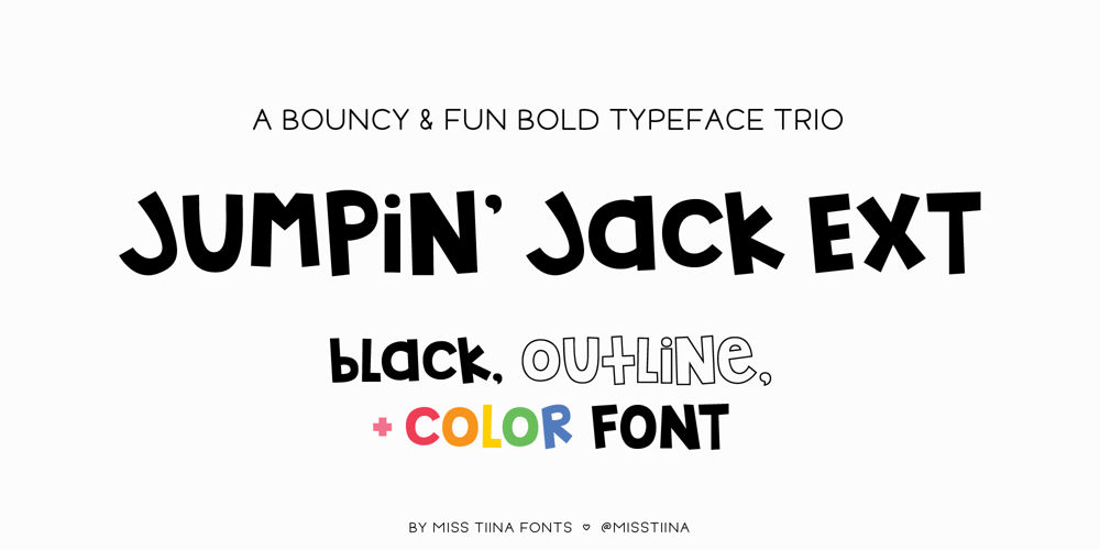 MTF Jumpin Jack EXT font