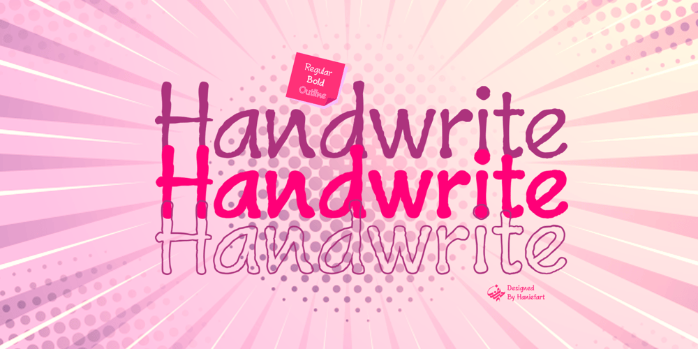 Handwrite font