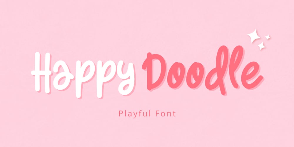 Happy Doodle font