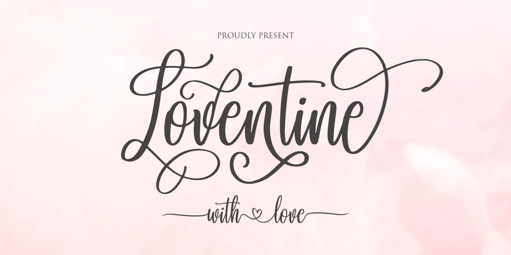 Loventine font