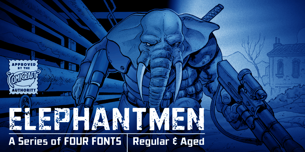 Elephantmen font
