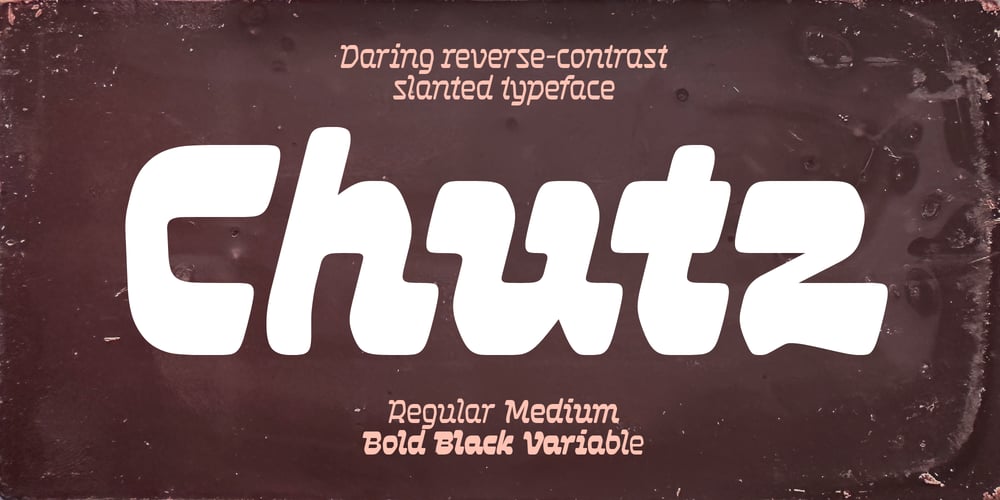 Chutz font