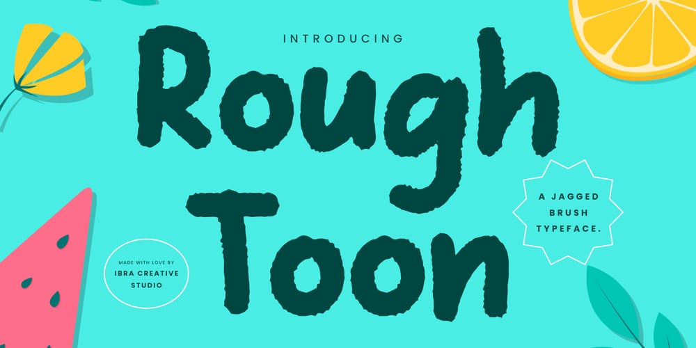Rough Toon font