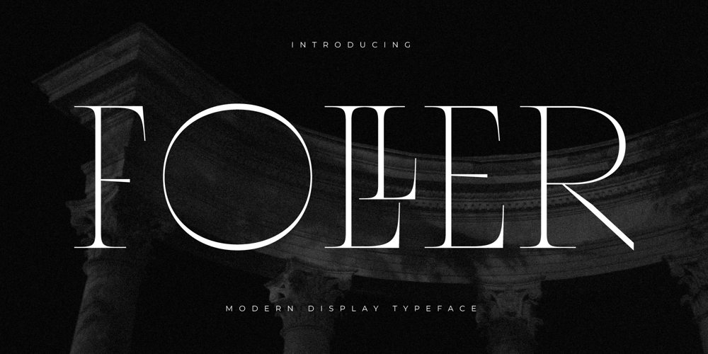 Foller font