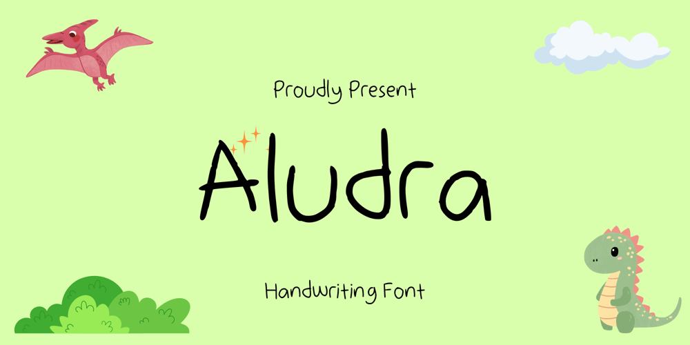 Aludra font